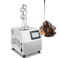 Nouvelle Machine Automatique de Tempérage de Chocolat Mini en Acier Inoxydable 304, Capacité 5,5L, Multifonctionnelle, de Comptoir, Certifiée CE, pour Lait et Maïs