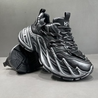 26 Chaussures Dad Shoes à plateforme en cuir véritable, style européen, tendance, élégantes, de niche, couleur unie polie, style influenceur