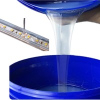 Silicone liquide transparent à deux composants RTV2 Platinum Cure pour rempli pour l'isolation électronique
