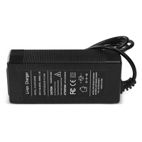 Cargador de Scooter Eléctrico de 42V 2A, Adaptador de Corriente Compatible con Bicicleta Eléctrica de 36V, 5.5mm*2.1mm, Conector de Aviación