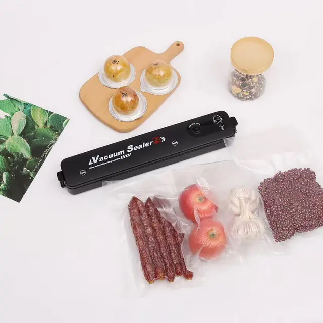 Uso Doméstico Mini Máquina De Embalagem A Vácuo Aferidor De Alimentos