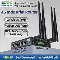 Router Industrial 4G, Gateway Multi-Network con Ranura SIM, RS485 a WiFi, Compatible con Comunicación Remota PLC y Cámara