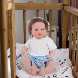 Muñecos Bebés <span class=keywords><strong>Reborn</strong></span> <span class=keywords><strong>de</strong></span> Silicona y Vinilo Realistas, Niño Pequeño, Juguete Educativo, Incluye Ropa y Cunas - Artículos en Oferta <span class=keywords><strong>de</strong></span> China - Product Image 1