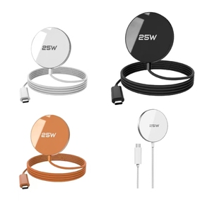 Chargeur sans fil ultra-fin à charge rapide avec logo personnalisé <span class=keywords><strong>25W</strong></span>, chargeur universel pour téléphones avec câble Type-C QC3.0 - Product Image 6