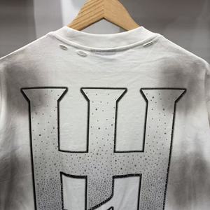 Summer High Street Rhinestone Designer Brand Clothing <strong>Tshirts</strong> Men LH Short Sleeve Plus Size Hip Hop <strong>Life</strong> Hustlers Men's T-shirt - Product Image 5