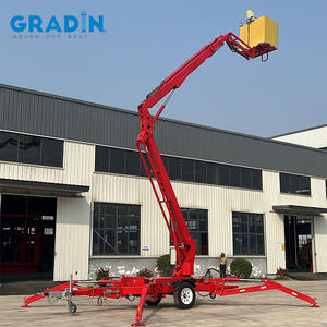 Aanhangwagen Gemonteerde Giek Slepen Achter <span class=keywords><strong>Lift</strong></span> 8-25M Aanhanger Trekkende Antenne Werk Gelede Giek <span class=keywords><strong>Lift</strong></span> - Product Image 5