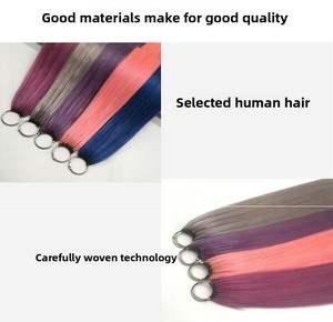 Extensiones de Cabello con Plumas de Colores 10A, Se Pueden Permanecer, Cobertura Total, Tinte para Cabello con Efecto de Mechas - Product Image 6