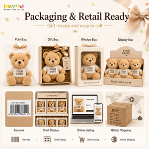 Peluche Personalizzati Souvenir, Collezione Regalo da Viaggio, Llama, Corgi, Orso, Ecologici, Vendita all'Ingrosso, Basso MOQ, Tempi di Consegna Rapidi, Produzione in Fabbrica - Product Image 6