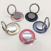 AilesTecca Porte-anneau rotatif à 360 degrés ultra-mince et portable avec prise magnétique pour téléphone
