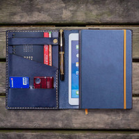 Portefeuille en cuir végétalien à couverture rigide pour carnet de notes, couverture de livre, classeur, offre spéciale sur Amazon