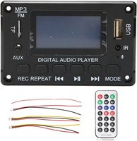 Écran LCD Carte de décodage MP3 Module d'affichage des paroles Amplificateur Lecteur USB Carte de décodeur MP3 Prise en charge de la carte mémoire et du commutateur de disque U