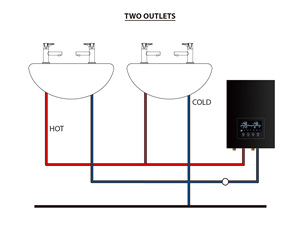<span class=keywords><strong>Chauffe</strong></span>-<span class=keywords><strong>eau</strong></span> électrique <span class=keywords><strong>instantané</strong></span> multipoint sans réservoir 12 <span class=keywords><strong>kW</strong></span> pour douche – Vente en gros - Product Image 4