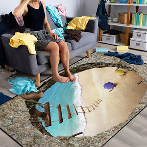 Inganno visivo tappeto 3d design tappeto da soggiorno tappeti in velluto di cristallo per la stanza tappeti stampati di grandi dimensioni - Product Image 1