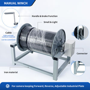Hot Sales Economia 73mmDual Câmera 100 Medidor Manual Winch Inspeção Câmera De <span class=keywords><strong>A</strong></span>ço Inoxidável 304 20mpa Câmera - Product Image 2