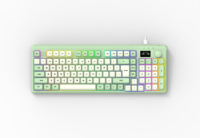 Nouveau clavier mécanique sans fil OEM JK810 avec rétroéclairage RGB, double mode 5.0/2.4GHz USB, clavier numérique pleine taille, ultra fin en métal
