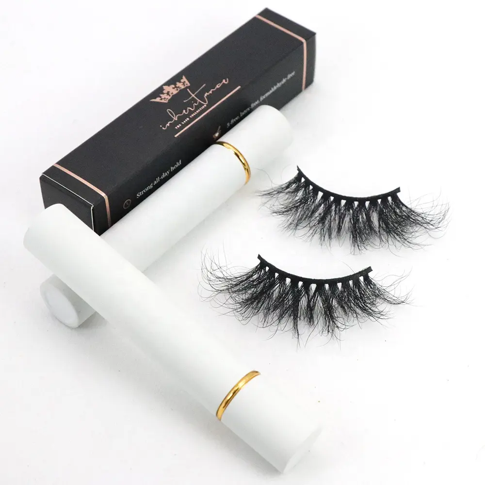 2022 Luxury Container Private Label Strip colla per ciglia Long Wear Latex Free Vegan Lash sticker colla per ciglia impermeabile