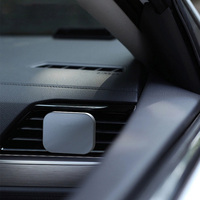 Nouveau diffuseur portable compact pour grille d'aération de voiture, en métal, style luxueux, pour huiles essentielles naturelles, élimination des odeurs, longue durée