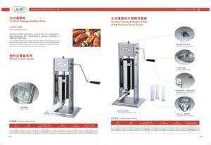 Embutidor de salchichas eléctrico de 30L, máquina automática de llenado de salchichas, entrenamiento de acero inoxidable para comida - Product Image 4