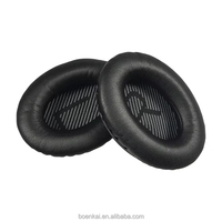 Bantalan Telinga Pengganti untuk Headset BOSE QC35, Kulit PU Lembut Berdensitas Tinggi, Busa Peredam Kebisingan yang Bernapas