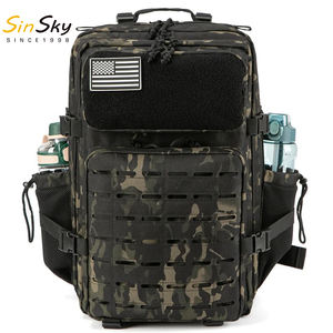 Sacs à Dos Tactiques SinSky pour Hommes, Sac à Dos de Jour Molle <span class=keywords><strong>45L</strong></span>, Sac d'Assaut 3 Jours Grand Rucksack avec Système Molle, Sac à Dos d'Assaut - Product Image 1
