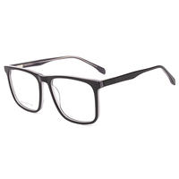 Monture de lunettes rectangulaire classique Elan Optical RD26088 en acétate, unisexe, à monture complète, vente chaude, approvisionnement direct usine