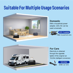 Evrensel 12V 24V 220V elektrikli Camper buzdolabı açık kamp araba çadırı soğutucu ve dondurucu kompresör ile 20L 25L 30L buz yapım makinesi kutuları - Product Image 4