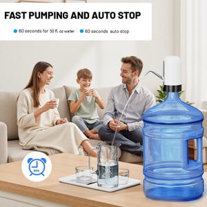 Electrodomésticos para el Hogar, Mini Bomba de Agua Eléctrica Automática de 5 Galones, Bomba de Agua Recargable por USB, Dispensador de Agua Portátil - Product Image 5