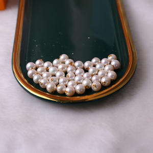 Perles de Zhuji en gros, 7-8 mm, rondes, sans défaut, forte luminosité, collier en perles d'eau douce d'aquaculture naturelle avec chaîne de pull - Product Image 4