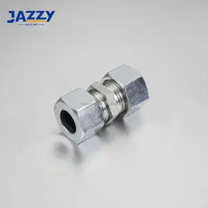 JAZZY DIN2353 compression fitting Ss Brass Adjustable Swivel Fitting Tube to Tube/Male Thread/Female Port Compression fitting