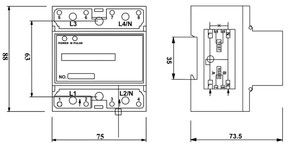 Relé de enclavamiento magnético monofásico control remoto encendido apagado medidor de electricidad medidor <span class=keywords><strong>prepago</strong></span> tarjeta IC - Product Image 4