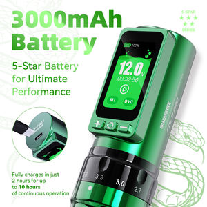 Dragonhawk Fold Pro 3000mAh Pistolet à tatouer électrique à affichage numérique <span class=keywords><strong>Machine</strong></span> à tatouer rotative sans fil pour artiste Body Art - Product Image 3