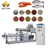 Machine à granulés d'aliments pour crevettes à grande capacité de production, système de revêtement par pulvérisation sous vide, ligne de production de granulés d'aliments pour poissons coulants
