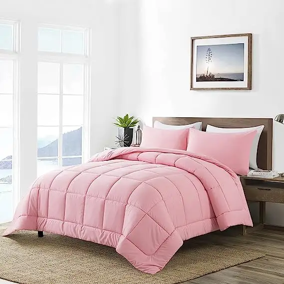 Four Seasons Bedding Twin Size Alternative   Sets with 1 Pillow Cases-2 Pieces Bed Set Twin Size Down Alternative Comforter