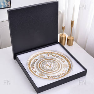 Bandeja Grande de Lujo Serie V, Bandeja de Porcelana Fina de Alta Calidad para Café con Bandeja Grande de 16 Pulgadas para Bodas y Fiestas - Product Image 1