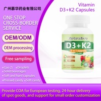 Capsules D3+K2 60 pièces Best-seller transfrontalier OEM disponible