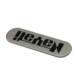 Targhetta in Metallo Personalizzata con Nome in Rilievo 3D in Ottone e Acciaio Inossidabile per Incisione Logo - Product Image 4