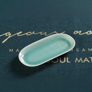 Service de table de luxe en céladon de Longquan, 8 pièces, assiette carrée ronde, bol, tasse, cuillère, OEM et ODM disponibles, <span class=keywords><strong>vaisselle</strong></span> écologique - Product Image 5