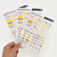 Hojas de Pegatinas Personalizadas Impresas en Papel Adhesivo Vinílico Mate Impermeable, Tamaños A4, A5 y A6, con Corte Kiss Cut para Niños