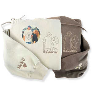 Sudadera a juego <span class=keywords><strong>para</strong></span> parejas, suéteres bordados personalizados, la <span class=keywords><strong>mejor</strong></span> idea de regalo <span class=keywords><strong>para</strong></span> él, su novia, <span class=keywords><strong>novio</strong></span> - Product Image 6