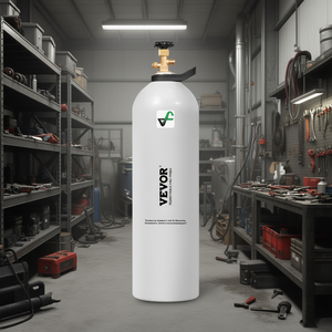 Réservoir de CO2 en alliage d'aluminium Vevor 15 lb avec valve CGA320, cylindre de gaz industriel - Product Image 2