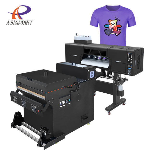 Asiaprint DTF Inkjet Printer With XP600 Print Head Set Heat Transfer T-shirt Printing Machine Direct to Film Printer