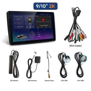 LODARK 7870 9 10 Pulgadas Estéreo para Auto Android 6nm Android 13 <span class=keywords><strong>QLED</strong></span> 2K con Ventilador de Enfriamiento Octa Core Reproductor Android para Auto Kit de Marco Radio Android - Product Image 2
