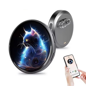 Badge électronique Gamegaga 2026 E87 avec écran IPS HD, photo/GIF/vidéo personnalisable, écran tactile intelligent, BT 5.0, badge électronique pour cadeau - Product Image 1
