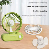 Mini ventilateur de bureau Portable USB Rechargeable ventilateur électrique support de Table ventilateur de bureau rétractable