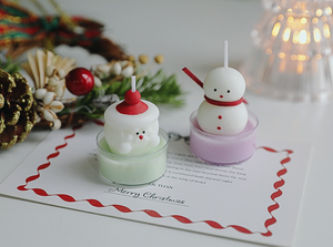 Collection <span class=keywords><strong>de</strong></span> Noël <span class=keywords><strong>Bougie</strong></span> aromathérapeutique créative - Parfums festifs, décoration cosy pour l'ambiance des fêtes et les rassemblements familiaux - Product Image 3