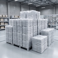 Sac en polyéthylène transparent LDPE à fond plat et ouverture supérieure, robuste et recyclable, pour l'emballage de pièces détachées automobiles