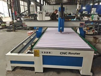 Enrutadores CNC para Madera 1325, Máquina de Corte de Muebles de 4 Ejes, 3.2kw 6kw con Sistema Ncstudio, Fábrica de China