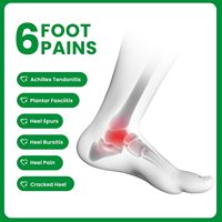 Sol Dalam Sepatu Olahraga Besar Warna Hitam, Nyaman, Bernapas, Pelindung Tumit Gel untuk Plantar Fasciitis, Bantalan untuk Pria & Wanita, Tendinitis Achilles