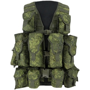 Gilet tattico mimetico russo in materiale di Nylon con sacchetti - Product Image 1