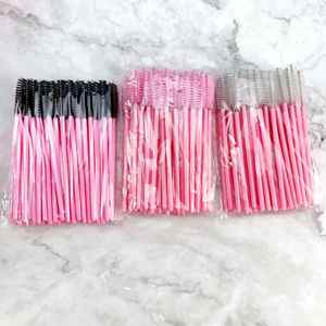 Brosse à cils diamantée pas chère, prix d'usine pour salon de beauté, outil de maquillage, fournitures d'extension, baguettes à paillettes, brosse à cils en cristal - Product Image 4